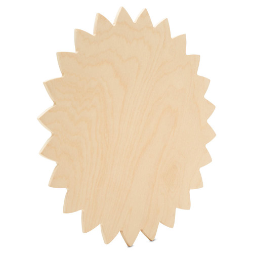 Woodpeckers Wooden Sunflower Cutout, 8" x 8" 