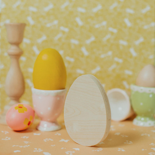 Woodpeckers Crafts Chunky Egg Cutout 