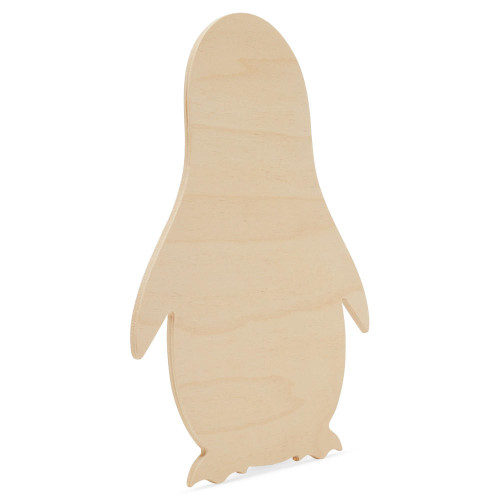 Woodpeckers Wooden Penguin Cutout, 6" x 4-3/4" 