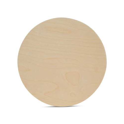 Woodpeckers Crafts 9" Circle Wooden Cutout, 1/4" Thick 