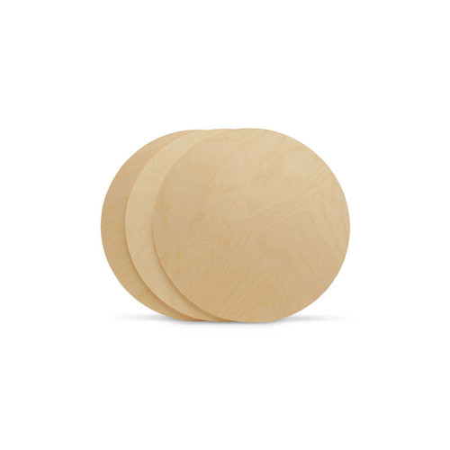 Woodpeckers Crafts 9" Circle Wooden Cutout, 1/4" Thick 