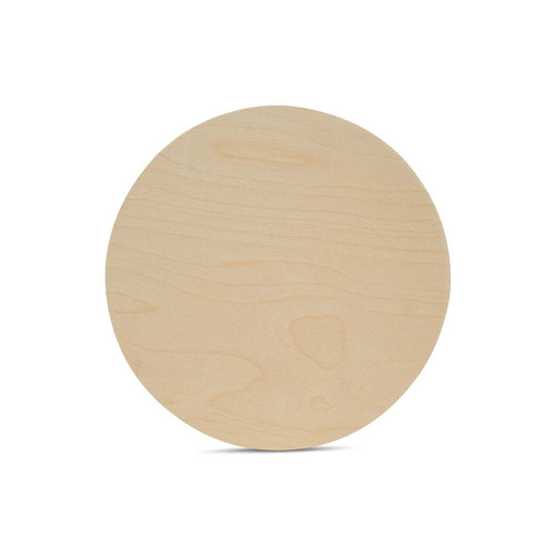 Woodpeckers Crafts 5" Circle Wooden Cutout, 1/4" Thick 