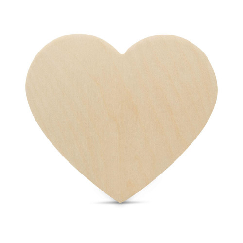 Woodpeckers Wooden Heart Cutout, 10" x 1/4" 