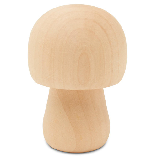 Woodpeckers Crafts 2-3/4"  Wood Mushroom 