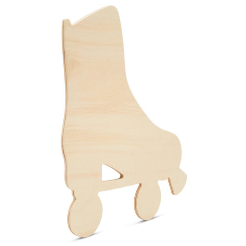 Woodpeckers Crafts Wood Roller Skate Cutout, 12” 