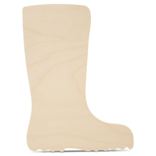 Woodpeckers Crafts Wood Rain Boot Cutout, 12” 