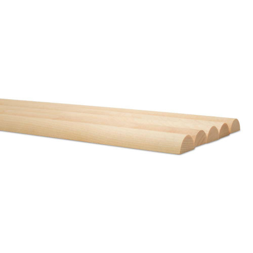  1/2” Dowels, Split in Half dowels, Quantity 15,18