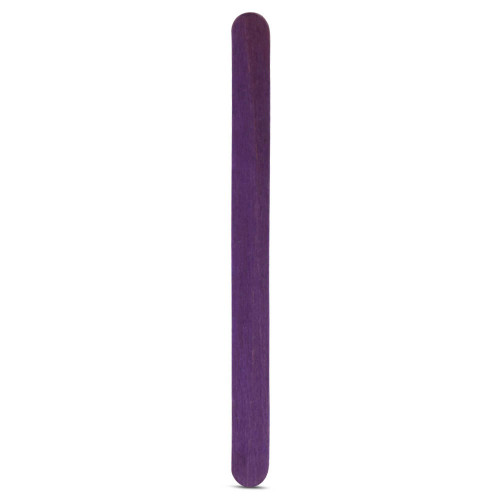 Woodpeckers Crafts 4-1/2" Purple Wooden Popsicle Sticks, Pack Of 100 