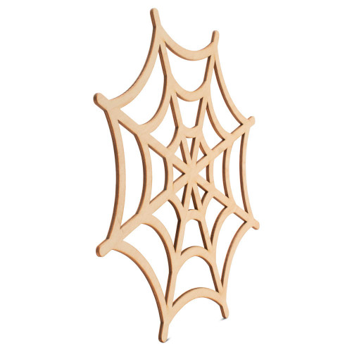 Woodpeckers Crafts Wood Spider Web Cutout 