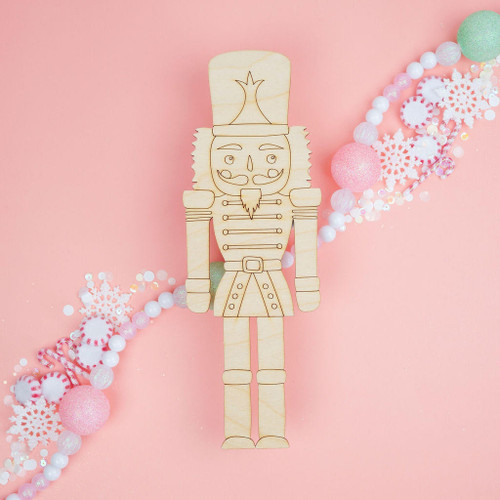 Woodpeckers Crafts Nutcracker Cutout with Detail 