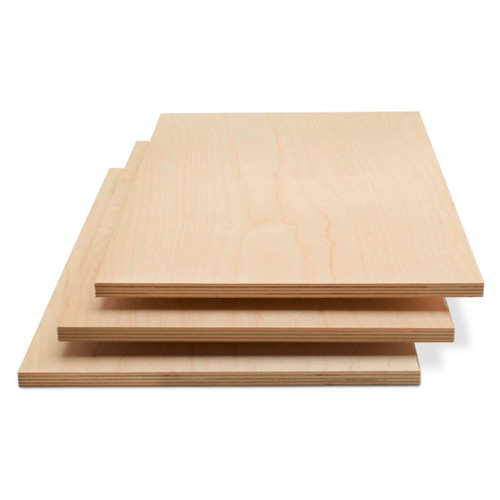 BALTIC BIRCH PLYWOOD 1/8 (3mm) BY APPROX 12 X 24 - 20 PIECES