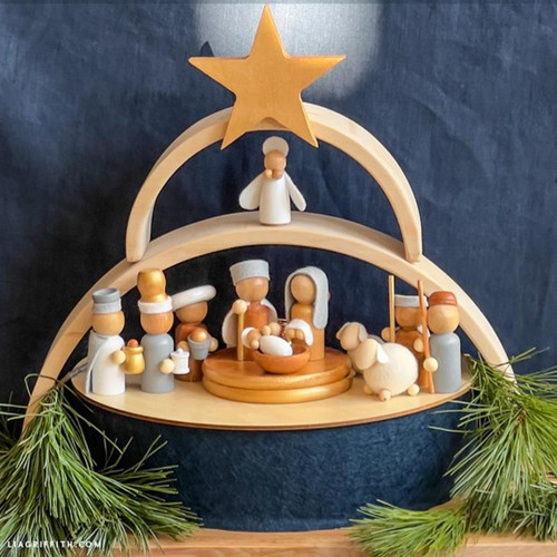  Shop the look - DIY Wood Christmas Scene 