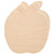 Woodpeckers Crafts Wood Apple Cutout Large 8-1/2" x 9-1/2", 1/8" Thick 