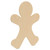 Woodpeckers Crafts Gingerbread Man Cutout Small  6"L x 4.7"W 