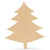 Woodpeckers Crafts Christmas Tree Cutout Small  6"L x 5.2"W 