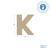 Woodpeckers Crafts Wood Cutout Letter K, 8" 