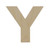 Woodpeckers Crafts Wood Cutout Letter Y, 12" 
