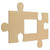 Woodpeckers Crafts Wood Puzzle Piece Cutout, 21" x 12",  with  5" x 7" Photo Frame 