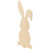 Woodpeckers Crafts Wood Easter Bunny Cutout Extra Large,  16" x 7.75" 