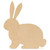 Woodpeckers Crafts Wood Easter Rabbit Extra Large, 16" x 14" 