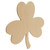 Woodpeckers Crafts Wood Shamrock Cutout Large,  12" x 12" 