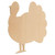 Woodpeckers Crafts Wood Classic Turkey  Cutout Large, 12" x 10.7" 