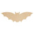 Woodpeckers Crafts Wood Halloween Bat Cutout, Small  12" x 4" 