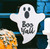 Woodpeckers Crafts Wood Halloween Ghost Cutout, Small  8" x 7" 
