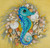 Woodpeckers Crafts 16" Wood Seahorse Cutout, 16" x 7" x 1/4" 