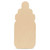 Woodpeckers Crafts 12" Wood Baby Bottle Cutout, 12" x 5.5" x 1/4" 