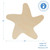 Woodpeckers Crafts 12" Wood Starfish Cutout, 12" x 11.5" x 1/4" 