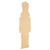 Woodpeckers Crafts Christmas Nutcracker Cutout  6" X 2.23" 