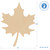 Woodpeckers Wooden Maple Leaf Cutout, 12" x 10" 