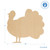 Woodpeckers Wooden Classic Turkey  Cutout, 8" x 7" 