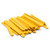 Woodpeckers Crafts 4-1/2" Yellow Wooden Popsicle Sticks, Pack Of 100 