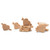 Woodpeckers Crafts 3/4" Wood Cupid Heart Cutout, 3/16" Thick 