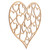 Woodpeckers Crafts Hearts Cutout with Heart Detail 