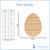 Woodpeckers Crafts Easter Egg with Scalloped Etched Pattern 