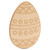 Woodpeckers Crafts Easter Egg with Boho Etched Pattern 