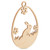Woodpeckers Crafts Egg Ornament with Bunny Nature Scene Laser Cut Detail 