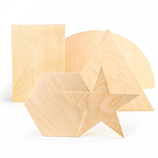 Wood Geometric Shapes