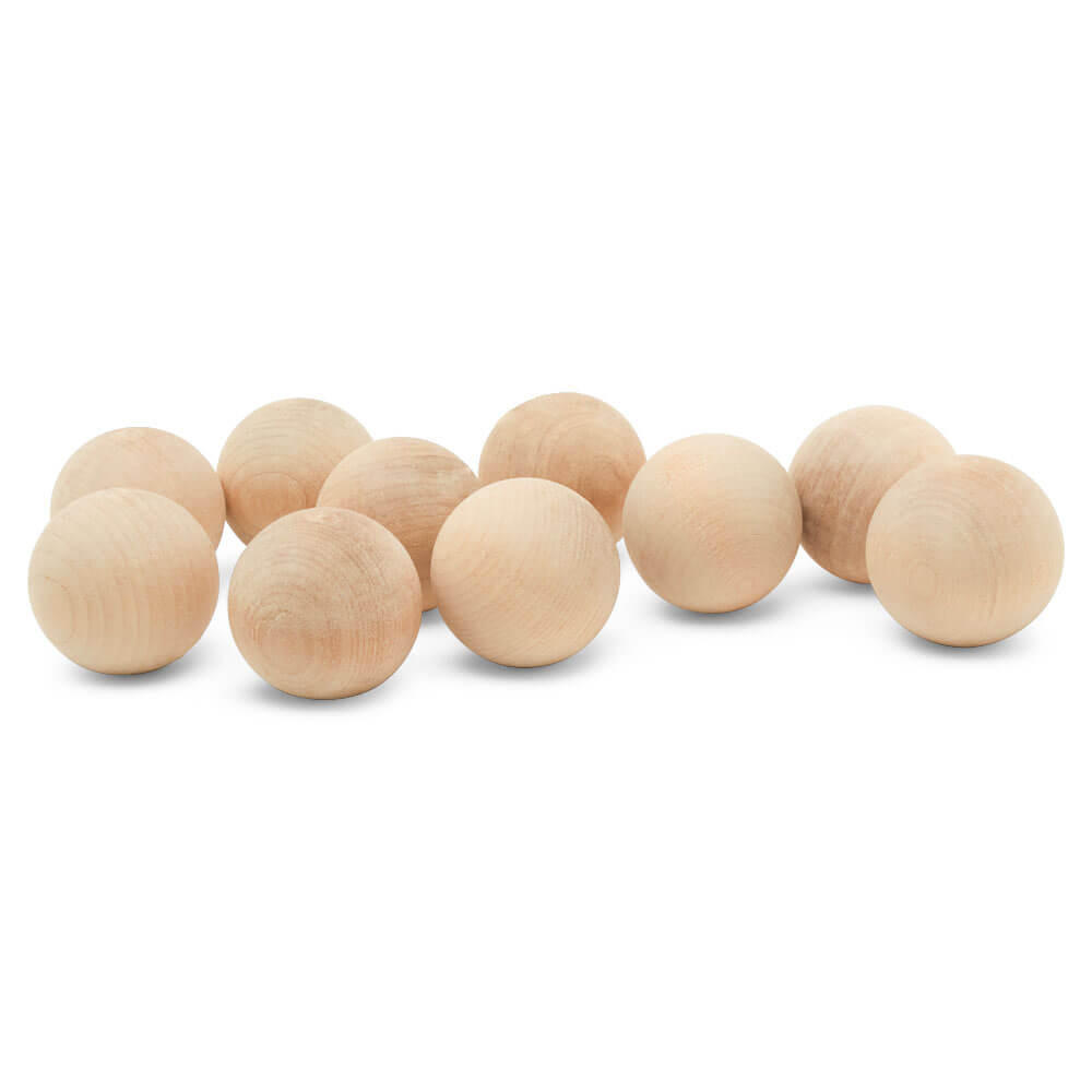 Wood Balls - Buy full round wooden balls in many sizes