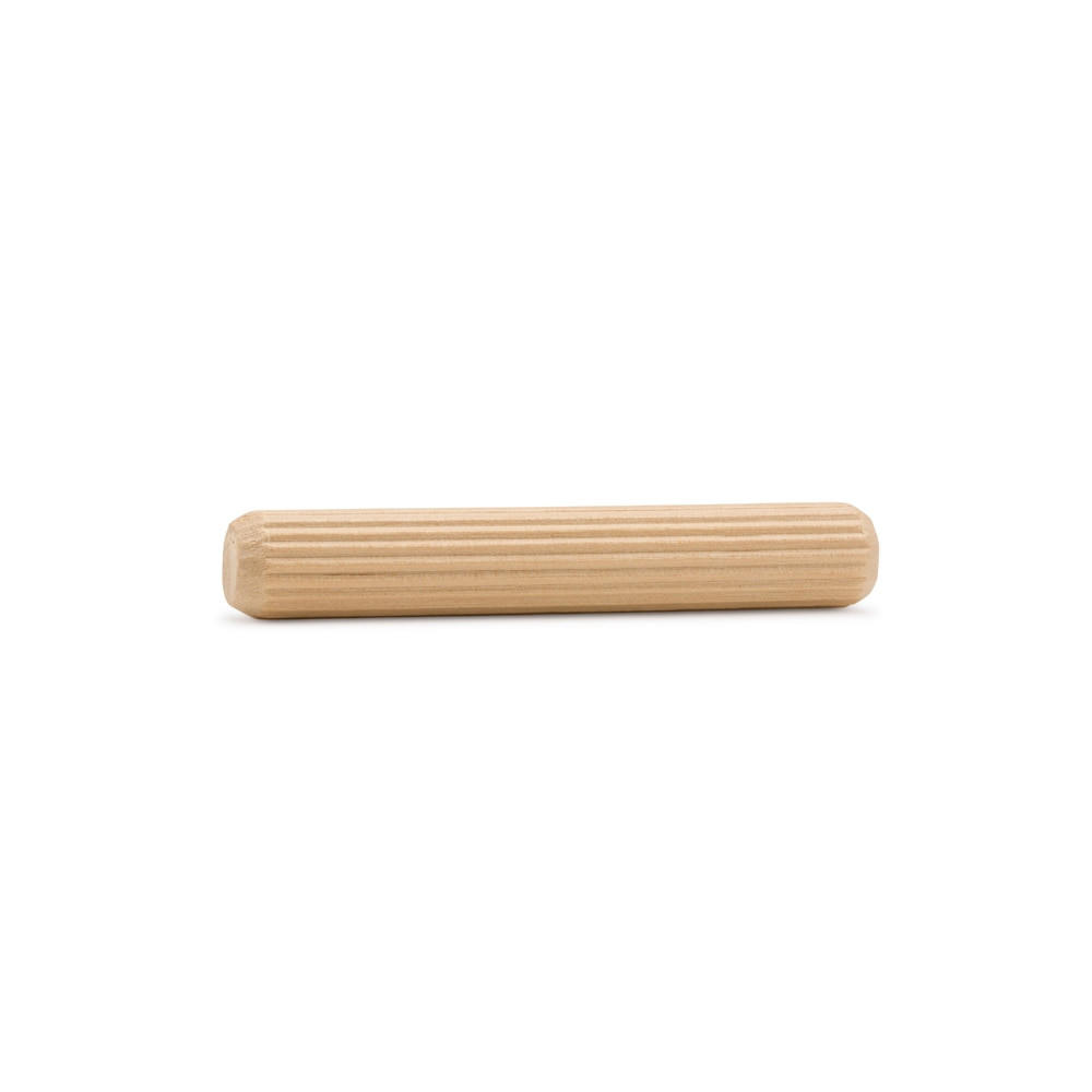 Fluted Wooden Dowel Pin, 3-1/2