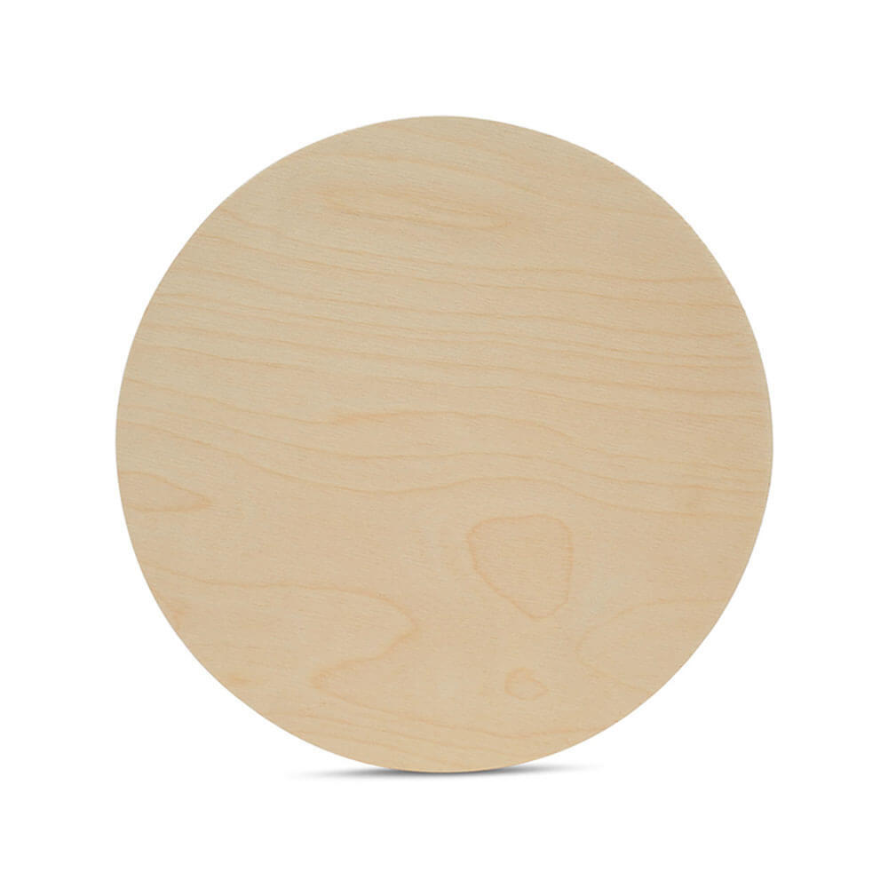Urbalabs Wood Circles 12 Inch 1/4 Inch Thick Birch Plywood Discs Ply Wood  Circles Unfinished Wood Circular Wood Pieces Laser Cut Wood Tree Circle Wood  Sign Blank Plywood Circles Made in USA (