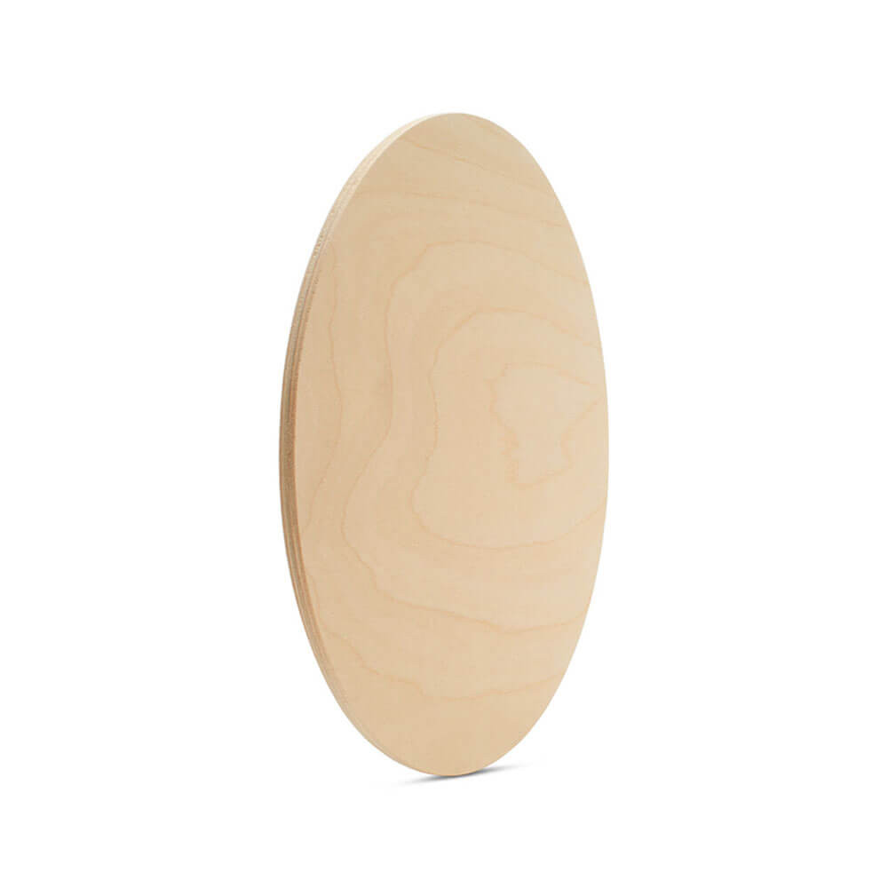 Large Wood Rounds 16 - 24 (Choose Your Size: 16 x 1/4, Choose your  wood: MDF)