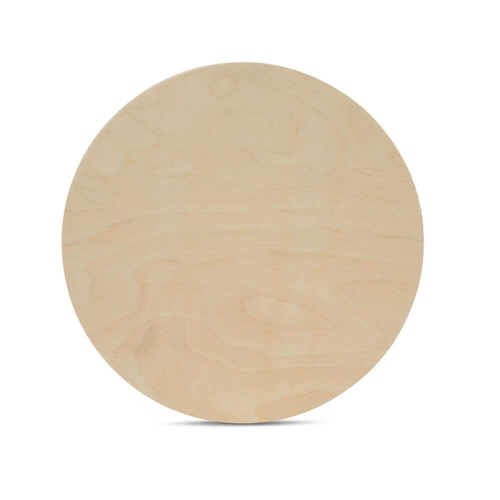 Wood Circles 12 x 1/2 Thick Round Craft Wood.