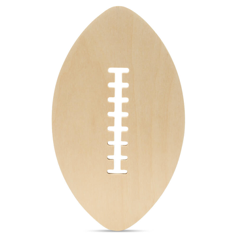 Wooden Football Buttons 0.75 inch - Stranded by the Sea