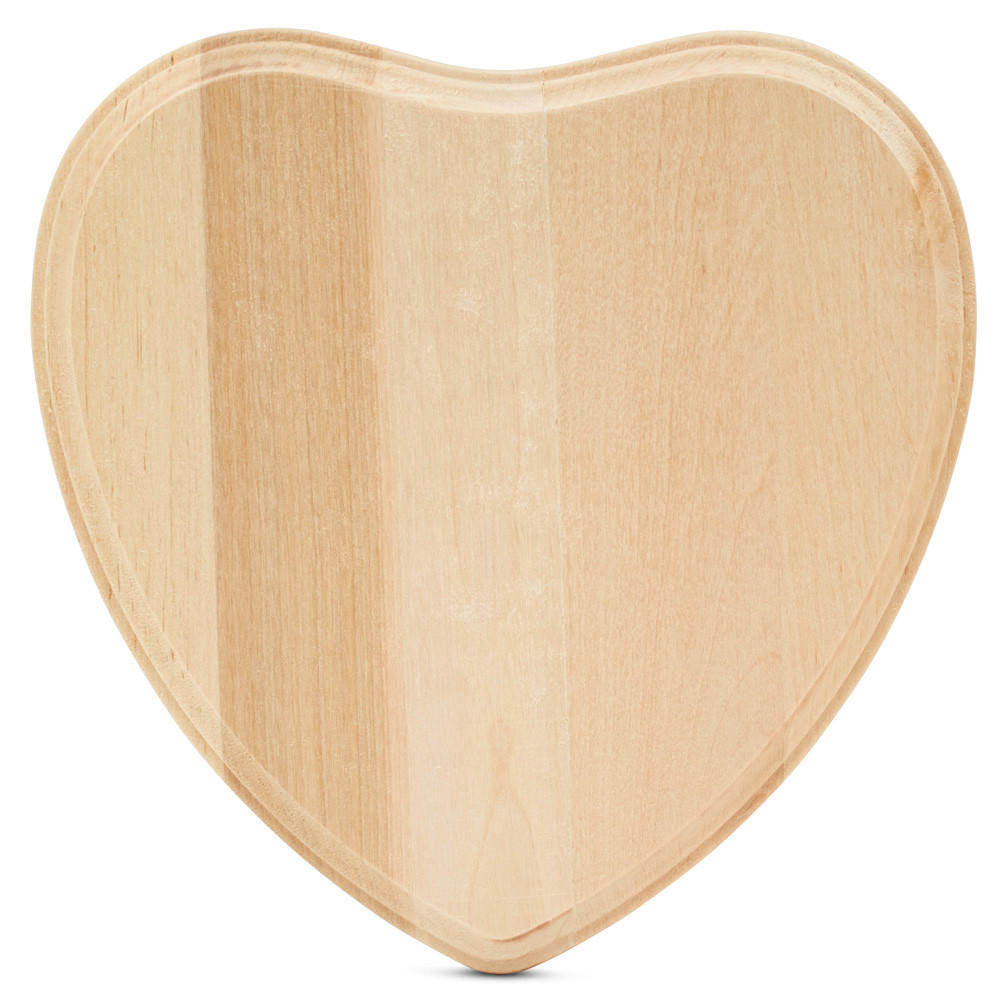 Wooden Heart Plaque 7”