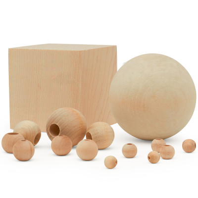 4 inch Round Wooden Balls for Crafts, Bag of 2 Unfinished and Smooth Round  Birch Hardwood Balls, and Wooden Spheres, by Woodpeckers