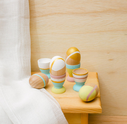 DIY Project - Wood Easter Eggs - Typically Simple